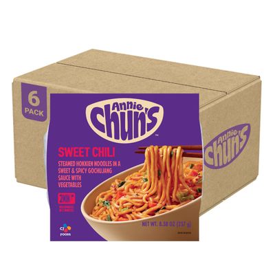 Annie Chun's Sweet Chili Noodle Bowl, 8.38 oz (Pack of 6)