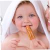 ORFOFE Silicone Finger Toothbrush for Boys and Girls First Toothbrush Oral Massager Teething Brush Oral Cleaning Brush view 3