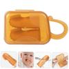 ORFOFE Silicone Finger Toothbrush for Boys and Girls First Toothbrush Oral Massager Teething Brush Oral Cleaning Brush view 4
