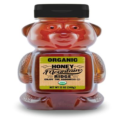 Mountain Ridge Organic Honey Bear (12oz Pack of 1)