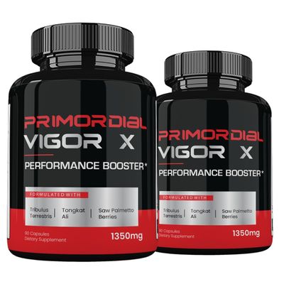 (2 Pack) Primordial X for Men Advanced Formula, Primordial X Pills, 180 Capsules