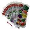 AoneFun Fruit Cellophane Bags - Twotti Fruity Birthday Decorations Twotti Frutti Goodie Bags Baby Shower Favor Baby Shower Decorations Dancing Fruit Berry First 25 Pcs with Twist Ties Approx 11"x5" view 1
