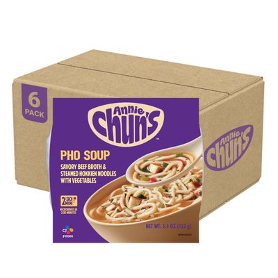 Annie Chun's Pho Soup Bowl, 5.4 oz (Pack of 6)