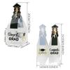 50 Pcs Graduation Candy Boxes with Tassel Graduation Party Favors Graduation Gifts Graduation Decorations Grad Cap Candy Box for Candy Biscuit Chocolate Supplies, Style 2 view 3