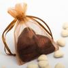 100 Piece Organza Drawstring Gift Bags 5x7 inch Brown for Jewelry,Candy,Card,Charm,Sheer Fabric Clear Mesh Wrap Decorations Sachet for Baby Shower,Christmas,Party Favors,Bridal Shower,Birthday,Wedding view 4