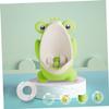 LIFKOME Boy Girl Urinal Training Toilet Multi-Functional Wall-Mounted Urinal for Boys Easy Installation Safe Use Fun Design for Potty Training Automatic Drainage System Green view 3