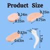 24 Pairs Non-Slip Glasses Nose Pad Cushion, Self-Adhesive Soft Foam Nose Pads for Eyeglasses and Sunglasses, Hypoallergenic, Lightweight and 2 Pairs Eye Glasses Ear Grippers view 2
