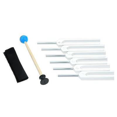 for 6pcs/1set Tuning Forks Silicon Hammer Storage Box Kit 396/417/528/639/741/852 Hz DNA Repair Sound Therapy Relaxation
