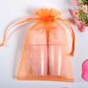 100 Count Organza Drawstring Gift Bags 4x6 inch Orange for Jewelry,Candy,Bracelets,Sheer Fabric Clear Mesh Wrap Sachet for Baby Shower,Christmas,Party Favors,Bridal Shower,Birthday,Wedding,Mothers Day view 4