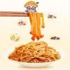 4 flavors Fresh spicy golden enoki mushroom,spicy and spicy strips,Chinese specialty food,Spicy enoki mushroom,red oil enoki mushroomseasoned dishes,Instant snacksLatiao gifts (10 packs) view 3