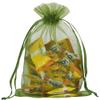 100 Count Organza Drawstring Gift Bags 5x7 inch Light Green for Jewelry,Candy,Sheer Fabric Clear Mesh Wrap Sachet for Baby Shower,Christmas,Party Favors,Bridal Shower,First Birthday,Wedding,Easter view 4