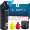Medi Grade Ear Dryer - Portable Ear Drying Device with Soothing Red Light Therapy, Adjustable Temperature and Airflow, Rechargeable, Reusable Ear Tips - Use for Ear Dryer for Swimmers or After Shower view 1