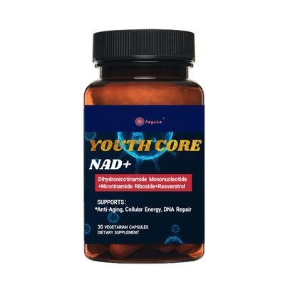 aegabe Youth Core,Contains NMNH, NR, and Resveratrol; Boosts NAD+ Levels by 5X, Promotes Anti-Aging and Cellular Metabolism, High Absorption Rate