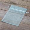 100 Pcs Gift Organza Bags Baby Blue Drawstring 4x6 inch for Baby Shower,Christmas,Wedding,Party Favors,Bridal Shower,Birthday,Sheer Fabric Mesh Clear Wrap Silk Sachet for Jewelry,Candy,Chocolate,Cedar view 3