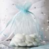 100 Pcs Gift Organza Bags Baby Blue Drawstring 4x6 inch for Baby Shower,Christmas,Wedding,Party Favors,Bridal Shower,Birthday,Sheer Fabric Mesh Clear Wrap Silk Sachet for Jewelry,Candy,Chocolate,Cedar view 4