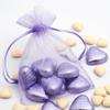 100 Count Gifts Organza Bags Lilac Drawstring 5x7 inch for Baby Shower,Christmas,Wedding,Party Favors,Bridal Shower,First Birthday,Sheer Fabric Mesh Clear Wrap Glitter Sachet for Jewelry,Candy,Bows view 3