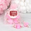 100 Count Gift Organza Bag Blush Pink Drawstring 4x6 inch for Baby Shower,Christmas,Wedding,Party Favors,Bridal Shower,30th Birthday,Sheer Fabric Mesh Clear Wrap Tulle PACKAGE Sachet for Jewelry,Candy view 4