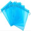 100 Pieces Gift Organza Bags Aqua Blue Drawstring 4x6 inch for Baby Shower,Christmas,Wedding Guests,Party Favors,Bridal Shower,Birthday,Sheer Fabric Mesh Clear Wrap Sachet for Jewelry,Candy,Cosmetic view 4