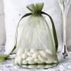 100 Pc Gift Organza Bags Light Green Drawstring 4x6 inch for Baby Shower,Christmas,Wedding,Party Favors,Bridal Shower,Birthday,Decorative,Sheer Fabric Mesh Clear Wrap Sack Sachet for Jewelry,Candy view 4