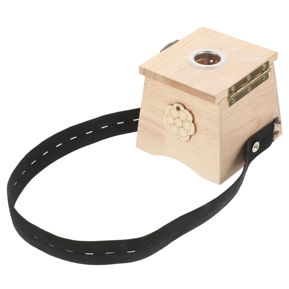 Anneome Portable Moxibustion Massager Box Hinged Lid Single Moxas Holder for Women