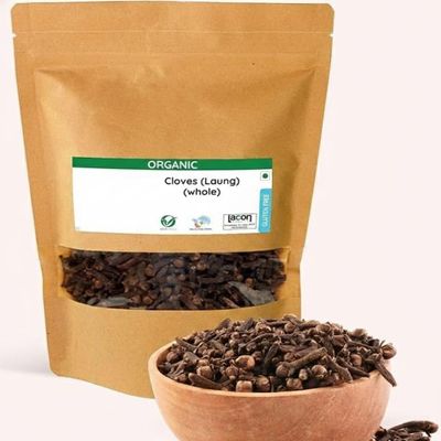 100 Gm | Organic Cloves Whole | Lavang Whole Spices | Aromatic & Flavorful Clove Seeds Khada Masala | Dried Cloves | Lavangam