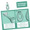 minkissy Boy Girl Silicone Training Toothbrush Design for Oral Care Boy Girl-Friendly Safe for Gums Comfortable to Hold Fun Mushroom Shape for Boys and Girls Cleaning view 2