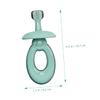 minkissy Boy Girl Silicone Training Toothbrush Design for Oral Care Boy Girl-Friendly Safe for Gums Comfortable to Hold Fun Mushroom Shape for Boys and Girls Cleaning view 3