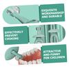 minkissy Boy Girl Silicone Training Toothbrush Design for Oral Care Boy Girl-Friendly Safe for Gums Comfortable to Hold Fun Mushroom Shape for Boys and Girls Cleaning view 4