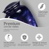 Blue Cosmos Galaxy Large Urns for Human Ashes Adult Female & Male - Small Burial Urns for Adult Human Ashes - Combo 1 Large 1 Keepsake view 4