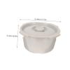 HOODANCOS Commode Chair Commode Padded Seat Portable Urinal for Children Home and Hospital Use view 2