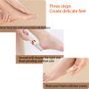 19 * 3.5CM Callus Remover for FeetElectric Foot Callus RemoverRemoves Dry Skin for Smoother Feet, Care for Dead Skin Pedicure Tools for Feet.(B-Pink,19 * 3.5CM 2PCS) view 3
