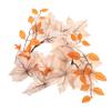 ABOOFAN Fall Candle Ring Wreath Artificial Maple Leaves for Thanksgiving Table Decor Centerpiece for Autumn Celebrations and Festive Gatherings view 1