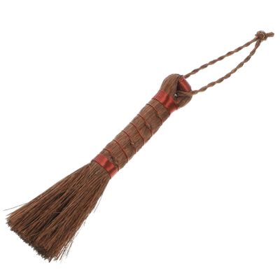 FONDOTIN Multi-use Palm Brush for Planter Cleaning Garden Bonsai Care Sturdy Yet Gentle Handheld Gardening Tool for Cleaning and Maintenance
