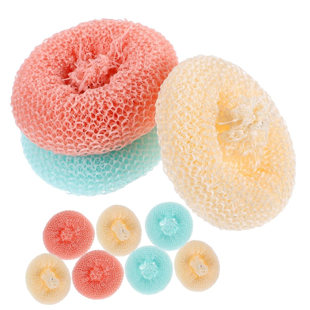 GANAZONO 10pcs Pot Scrubbers Scratch-Resistant Kitchen Scouring Pads for Dish Cleaning Design for Utensil and -Term Use