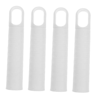 SOLUSTRE 4pcs Mop Accessories Mop Scrubber Attachment Ends Tips Head Replacements Replacement Broom Handle Grips