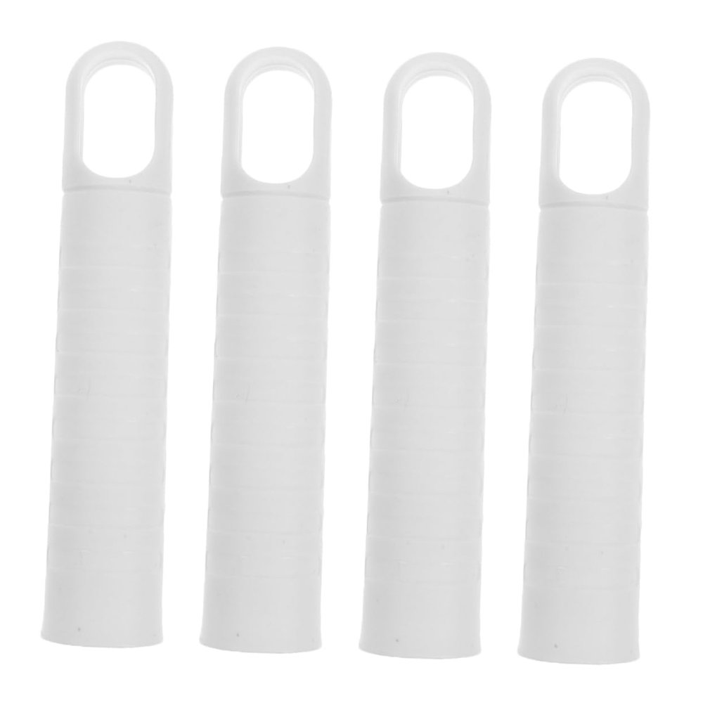 SOLUSTRE 4pcs Mop Accessories Mop Scrubber Attachment Ends Tips Head Replacements Replacement Broom Handle Grips
