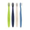 Dr. Brown's Infant-to-Toddler Toothbrush Set, Soft & Gentle Manual Toothbrushes for Baby, Green/Dark Blue/Ecru/Blue, BPA Free, 0-3 Years 4-Pack view 2