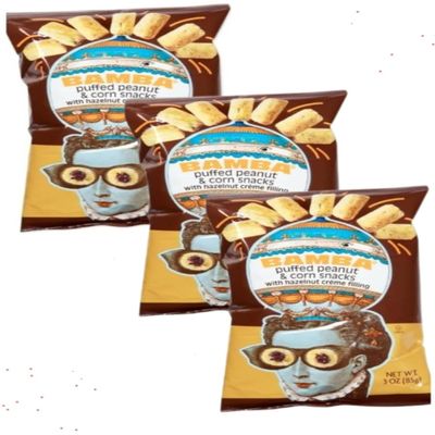 Bamba Snacks Puffed Peanut and Corn snack with Hazelnut Creme (3 Pack)