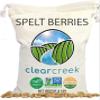 CLEAR CREEK Spelt Berries | 4 lb | Vegan | Non-GMO Project Verified | North American Grown view 1