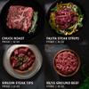 MeatWorks Chef's Variety Meat Package | 16 Items: Air-Chilled Chicken Breasts & Thighs, Bacon, Ground Beef, Steak Sirloin Tips, Fajita Strips & Chuck Roast | Ideal Gift For Boyfriends, Hustbands, Dads | USDA Prime Beef view 2