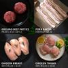 MeatWorks Chef's Variety Meat Package | 16 Items: Air-Chilled Chicken Breasts & Thighs, Bacon, Ground Beef, Steak Sirloin Tips, Fajita Strips & Chuck Roast | Ideal Gift For Boyfriends, Hustbands, Dads | USDA Prime Beef view 3
