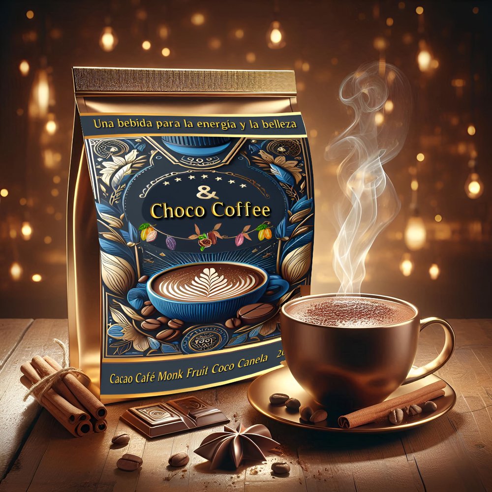 Choco Coffee The Natural Boost Your Body Needs: Sustained Energy, No Spikes or Crashes, Sweetened with monk fruit"
