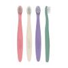 Dr. Brown's Infant-to-Toddler Toothbrush Set, Soft & Gentle Manual Toothbrushes for Baby, Pink/Ecru/Purple/Dark Green, BPA Free, 0-3 Years 4-Pack view 2