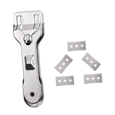Mikinona Non-Scratch Ceramic Hob Scraper Tool Set Glass Cleaning Scrapers with Blades for Home Use Safe and Cleaning for Stubborn Residue