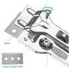 Mikinona Non-Scratch Ceramic Hob Scraper Tool Set Glass Cleaning Scrapers with Blades for Home Use Safe and Cleaning for Stubborn Residue view 2