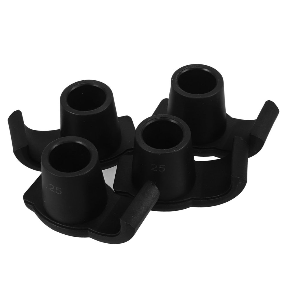 HAPINARY 4pcs Walker Glide Skis - Replacement Sliders for Elderly Walkers and Canes Lightweight Nylon Ski for Smooth Movement and Mud