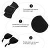 Healvian Forearm Sling Support Brace Breathable Cotton for Arm Injury Elbow Dislocation Wrist Black view 4