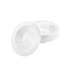 EcoQuality 5 oz Pearl White Round Bowl Elegant Disposable & Reusable Plastic Serving Bowl for Soups, Salads, Desserts & Snacks Sturdy Tableware, Weddings, Parties, Catering, Events (150) view 1