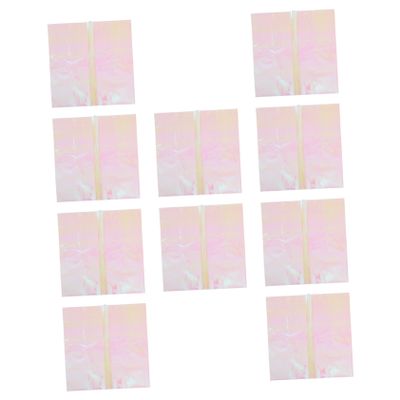 Didiseaon 10sheets Cellophane Packing Film Transparent Flower Wrapping Paper for Floral Bouquets Crafts and Packaging