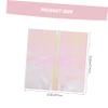 Didiseaon 10sheets Cellophane Packing Film Transparent Flower Wrapping Paper for Floral Bouquets Crafts and Packaging view 2